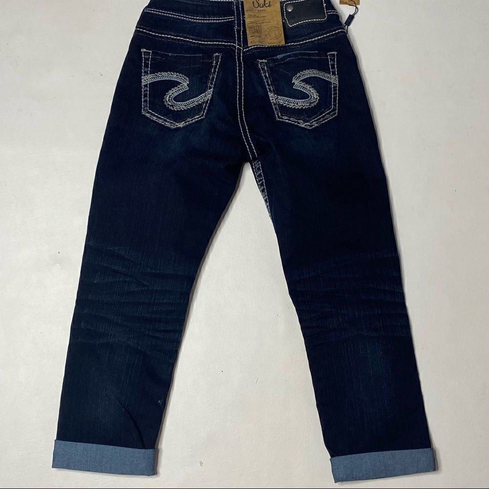 Silver Jean Co | NWT Suki High Rise Denim Capri’s - Picture 9 of 9